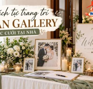 cach tu trang tri ban gallery tiec cuoi tai nha dc554223