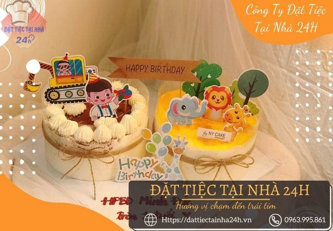 Bánh gato sinh nhật cho con trai