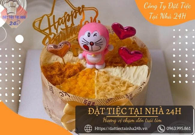 Bánh gato sinh nhật doremi