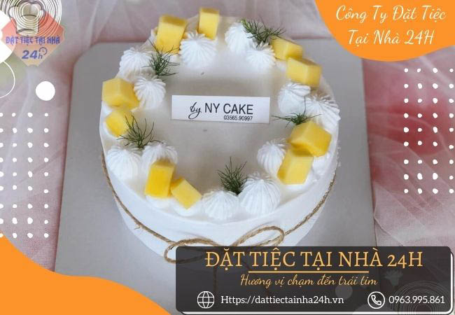 Bánh gato sinh nhật trái cây