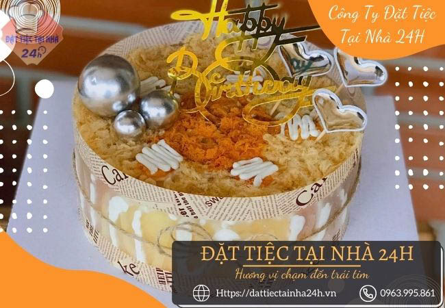 Bánh gato sinh nhật bông lan