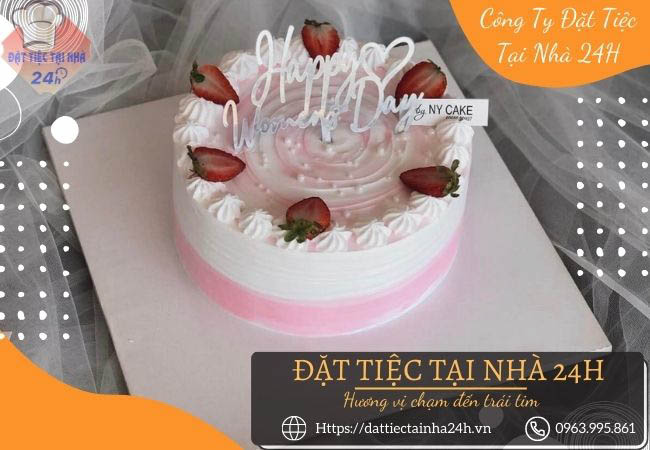 Mẫu bánh sinh nhật dâu tây