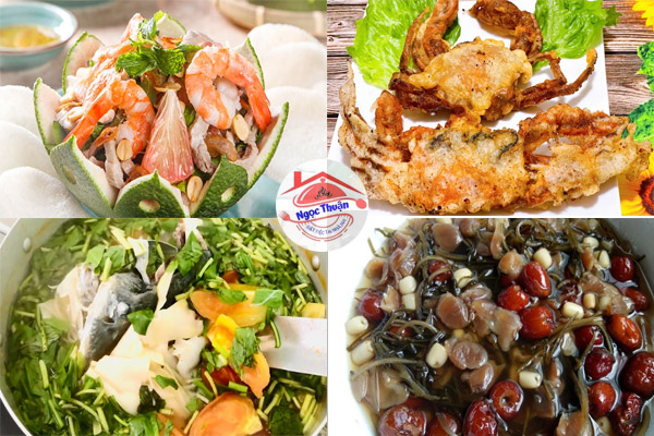 Thực đơn đặt tiệc đầy tháng 7