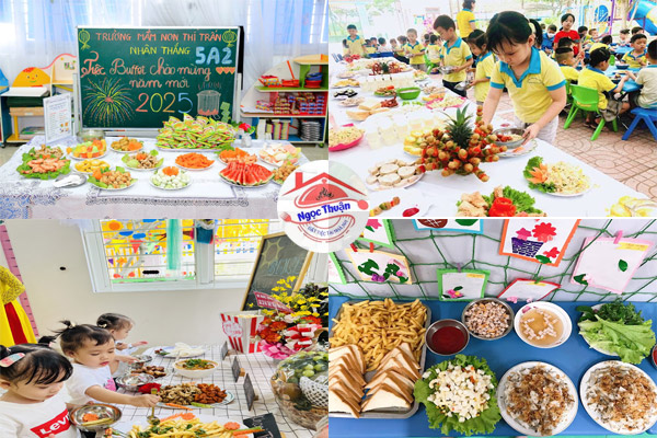 Các lưu ý khi tổ chức tiệc buffet cho trẻ mầm non