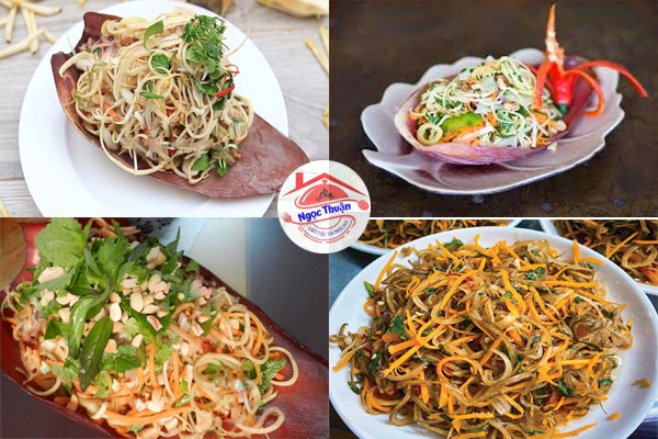 Gỏi nộm hoa chuối chay Gỏi nộm hoa chuối chay