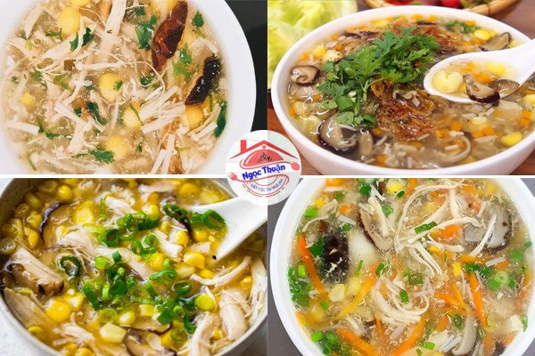 Súp gà xé phay khai vị nhẹ nhàng Súp gà xé phay khai vị nhẹ nhàng