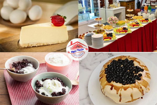 Thực đơn tiệc buffet ngọt ngoài trời