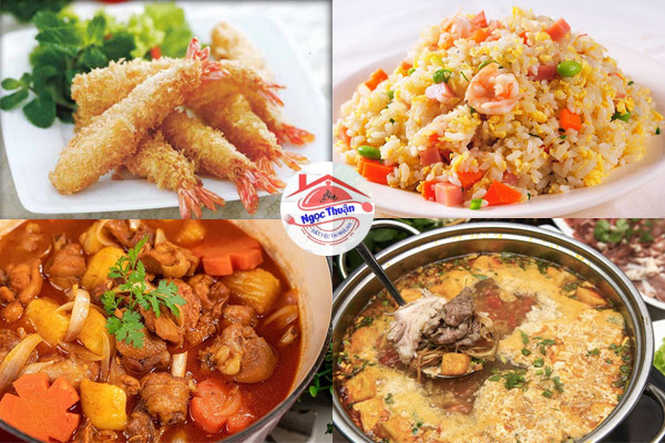 Thực đơn tiệc thôi nôi tại nhà số 14