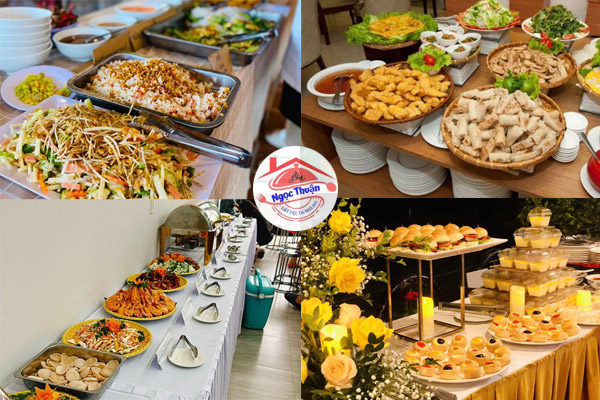 Tiệc cưới tại nhà theo phong cách buffet Tiệc cưới tại nhà theo phong cách buffet