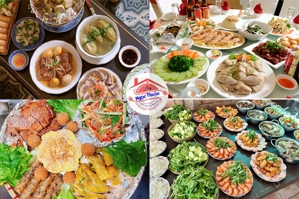 Mâm cúng đám giỗ cho ba miền Bắc, Trung và Nam Mâm cúng đám giỗ cho ba miền Bắc, Trung và Nam