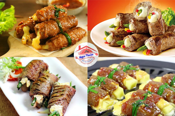 Bò cuộn phô mai chiên xù sang trọng