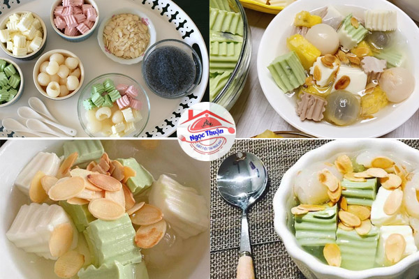 Chè khúc bạch mát lạnh, lý tưởng cho các bữa tiệc