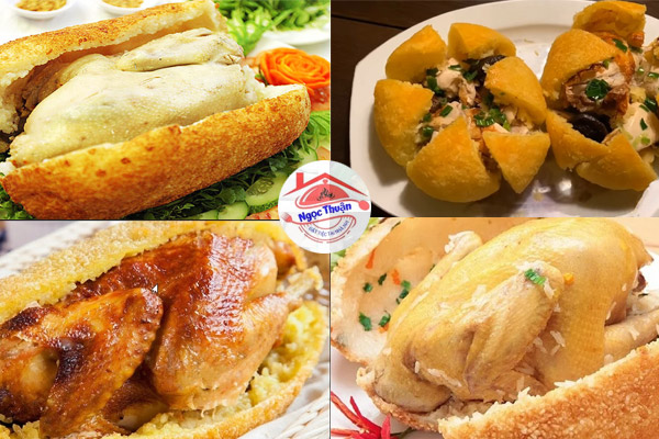 Gà bó xôi chiên độc đáo, ấn tượng