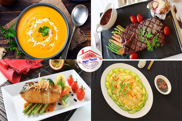 Thực đơn nhà hàng 5 sao - Kết hợp Fusion Á - Âu Thực đơn nhà hàng 5 sao - Kết hợp Fusion Á - Âu