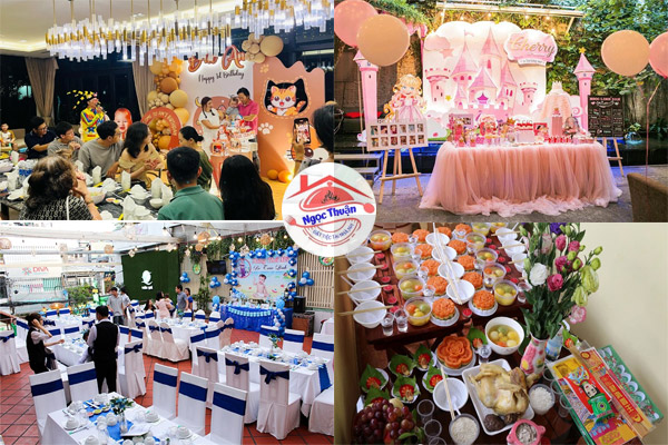 Thực đơn tiệc thôi nôi tại nhà được khách hàng yêu thích nhất