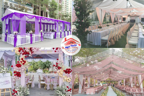 Phân loại các mẫu rạp cưới phổ biến theo nhu cầu sử dụng