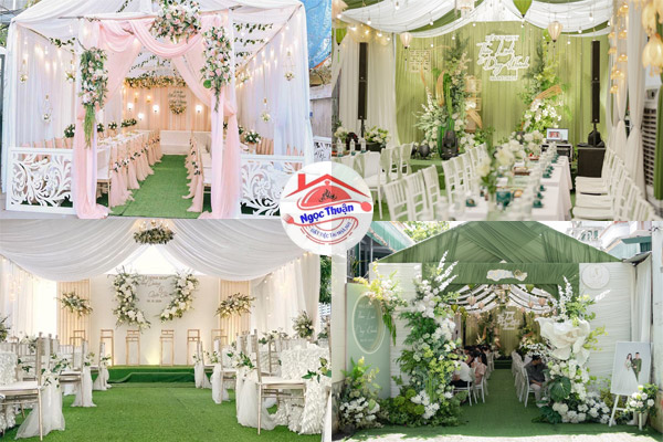Nên chọn dịch vụ trang trí rạp cưới trọn gói