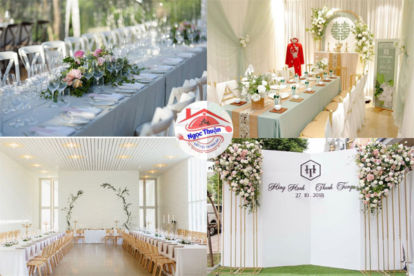 Dịch vụ trang trí tiệc cưới tại nhà trọn gói giá rẻ