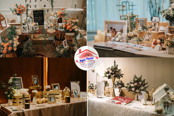 Bàn gallery được trang trí hài hòa tạo điểm nhấn không gian Bàn gallery được trang trí hài hòa tạo điểm nhấn không gian