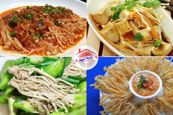 Các món chay từ nấm kim châm