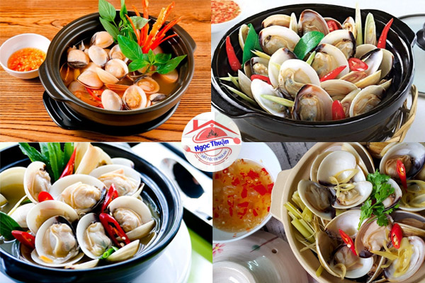 Nghêu hấp sả ớt / hấp Thái Nghêu hấp sả ớt / hấp Thái