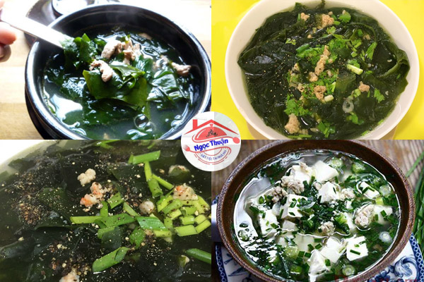 Nguyên liệu làm món canh rong biển Nguyên liệu làm món canh rong biển