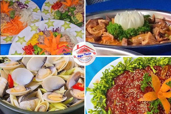 Thực đơn đa dạng với hơn 200 món ăn khác nhau