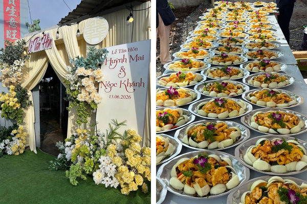 Tặng bàn thử món trước khi đặt tiệc