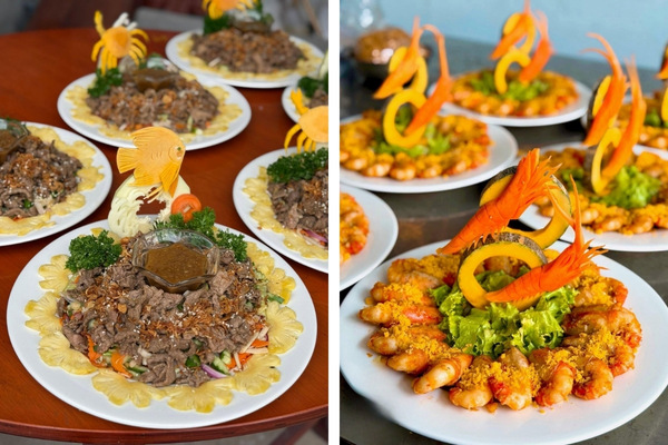 Miễn phí 1 bàn thử món trước khi đặt.