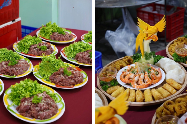 Thực đơn tiệc cưới đa dạng, dễ lựa chọn