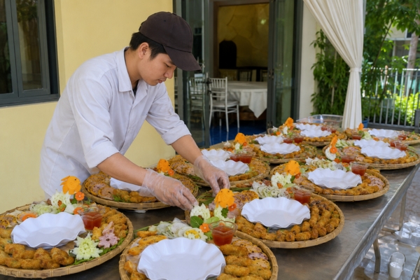 Công việc của phụ bếp ở Đặt Tiệc Ngọc Thuận