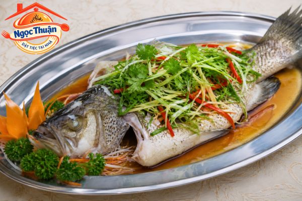 Cá chẽm hấp Hồng Kông
