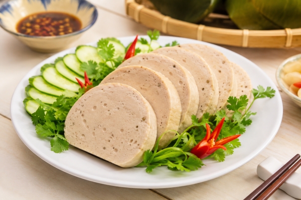 Chả lụa chay.