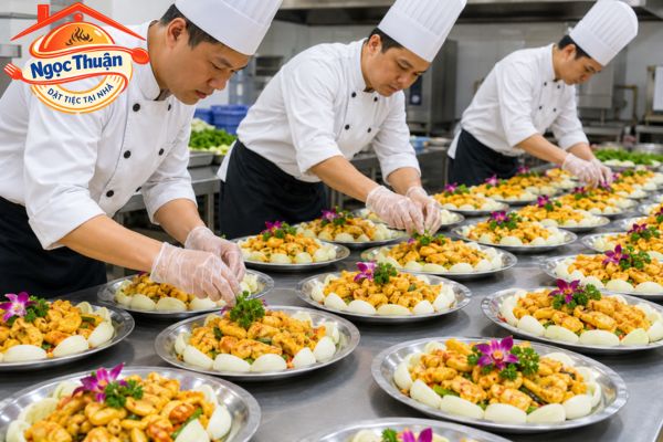Đầu bếp và nhân viên phục vụ Đầu bếp và nhân viên phục vụ
