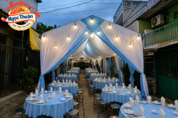 Tiệc sinh nhật tại nhà khách ở quận 7