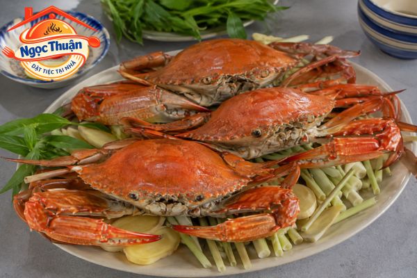 Ghẹ hấp sả. Ghẹ hấp sả.