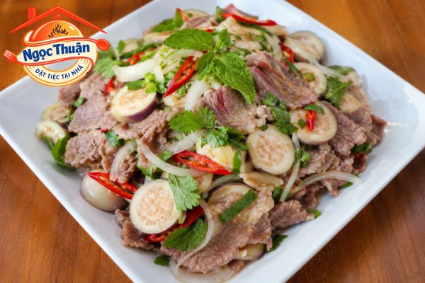 Gỏi bắp bò cà pháo Gỏi bắp bò cà pháo