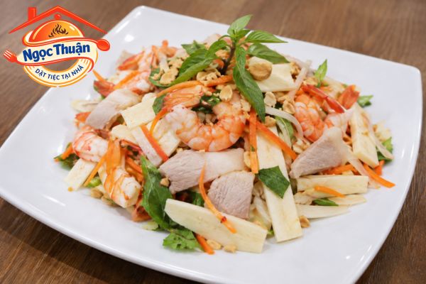 Gỏi củ hủ dừa tôm thịt Gỏi củ hủ dừa tôm thịt