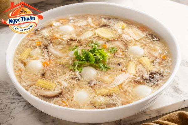 Súp cua bắp non trứng cút