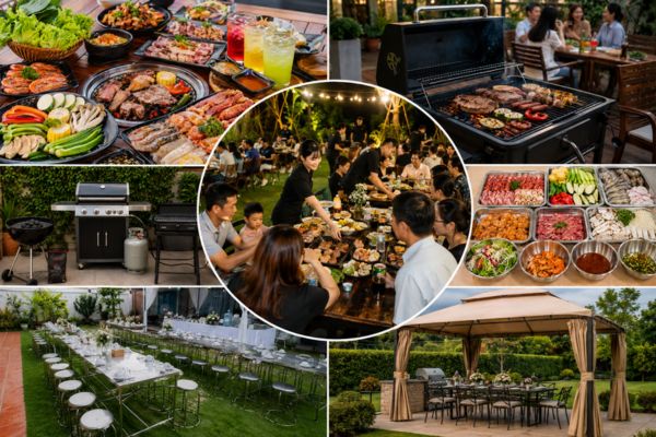 Các dụng cụ cần có trong bữa tiệc nướng BBQ
