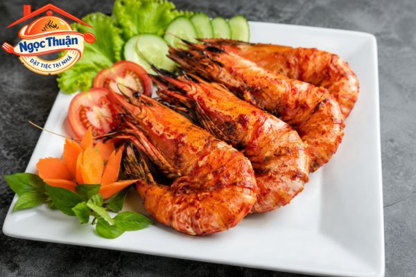 Tôm sú nướng muối ớt