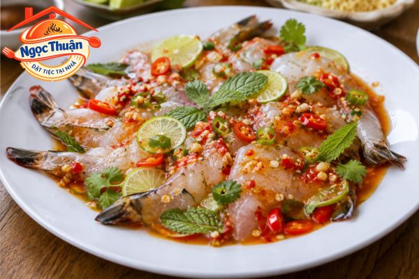 Tôm sốt Thái. Tôm sốt Thái.