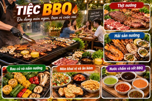 Các món ăn phù hợp với bữa tiệc bbq