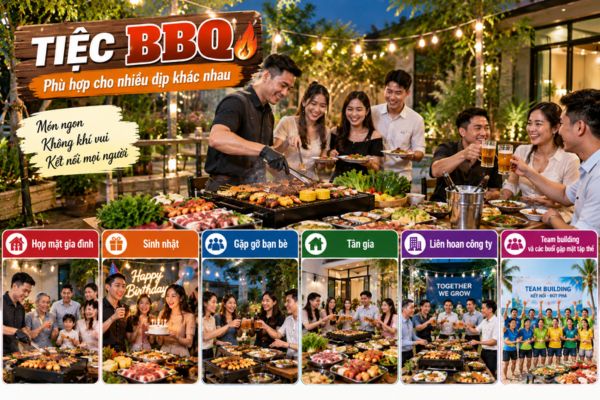 Các dịp phù hợp để tổ chức tiệc bbq